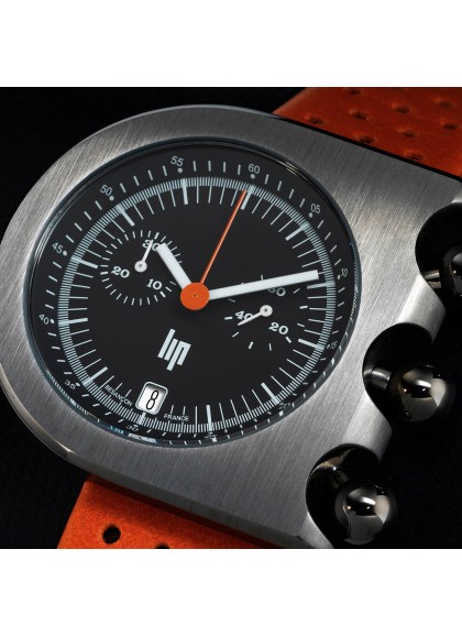 LIP MACH 2000 CHRONOGRAPH GREY BLACK - CURATED MENS WATCHES